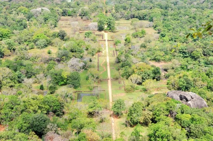 lion rock - sigiriya - sri lanka