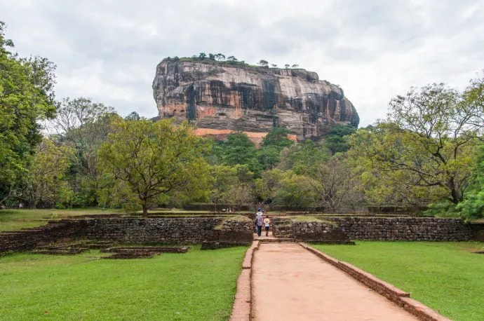 lion rock - sigiriya - sri lanka