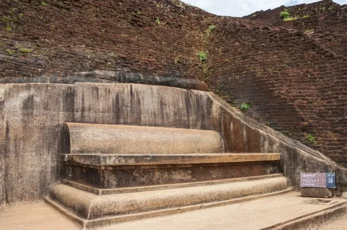 lion rock - sigiriya - sri lanka