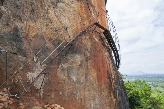 lion rock - sigiriya - sri lanka