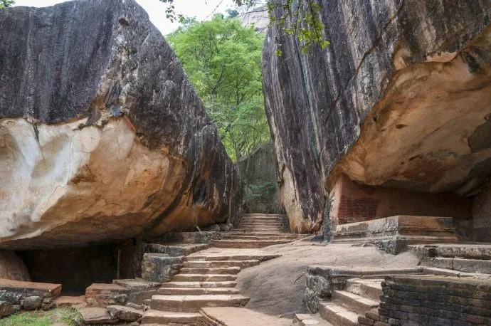lion rock - sigiriya - sri lanka