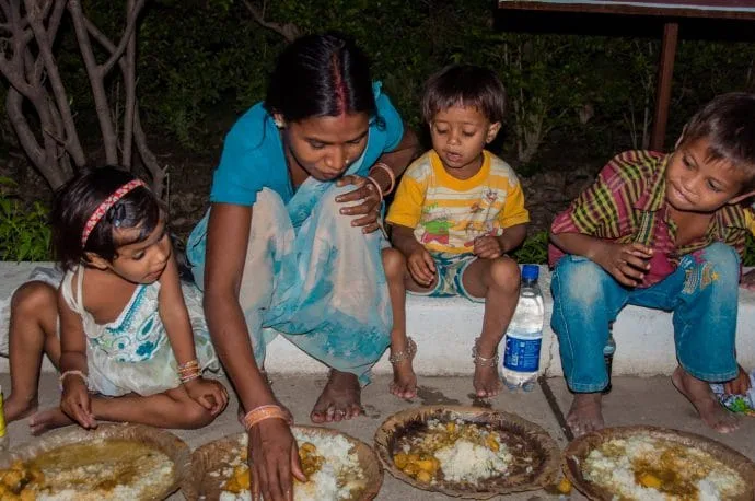 wat thai bodhgaya meal - india