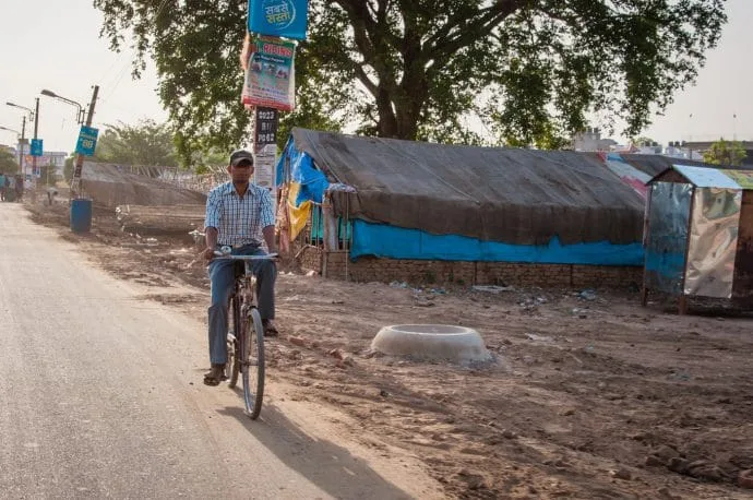 towards sujata temple bodhgaya - india