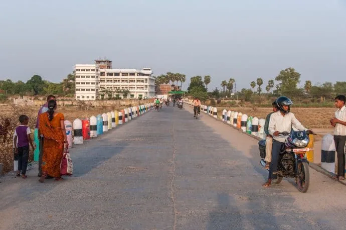towards sujata temple bodhgaya - india