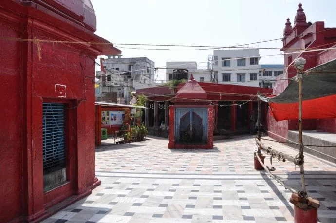 at durga varanasi temple - india