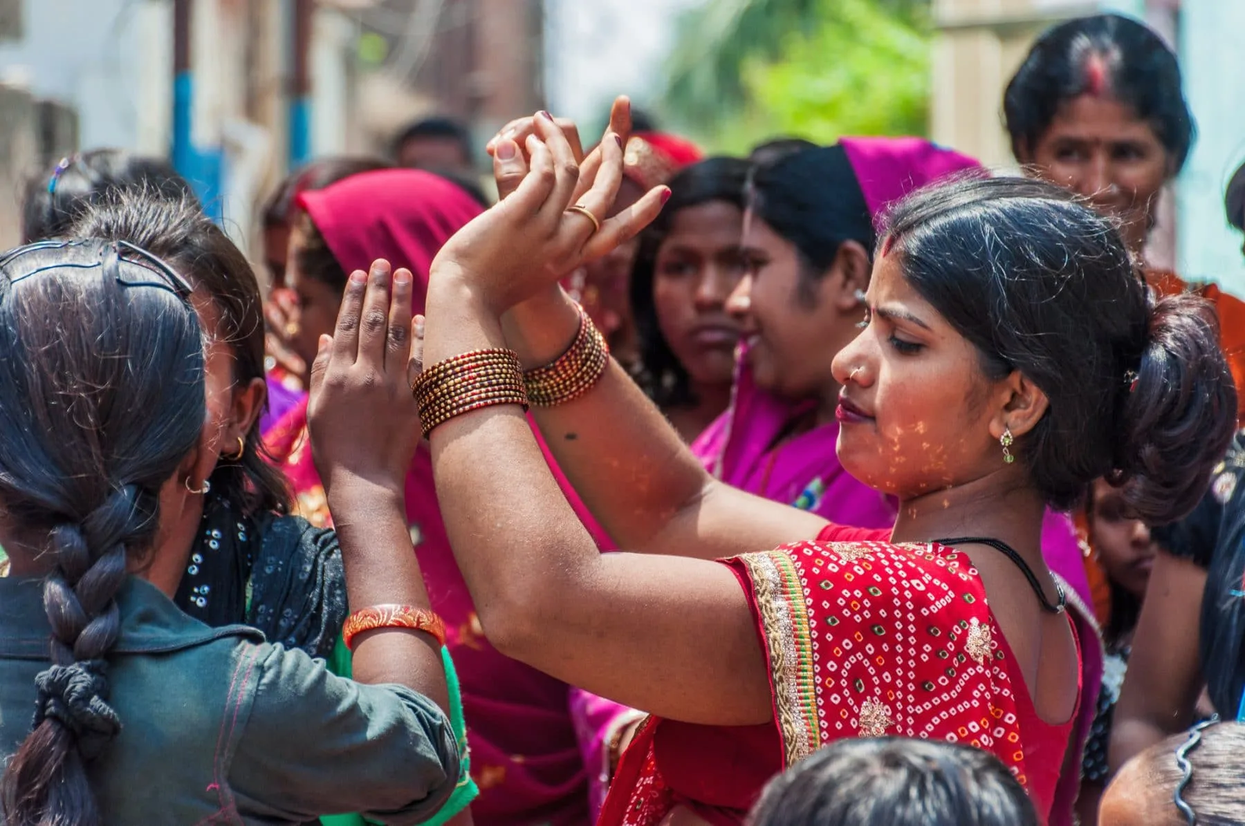 wedding ceremony on Varanasi Street - India