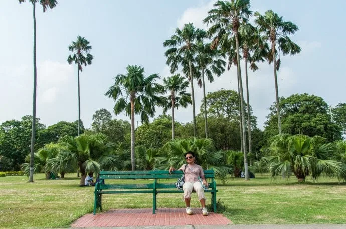 victoria memorial garden calcutta - india