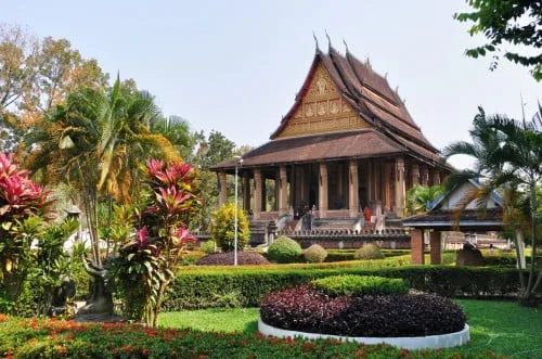29-Vat Phra Keo and garden Vientiane Laos
