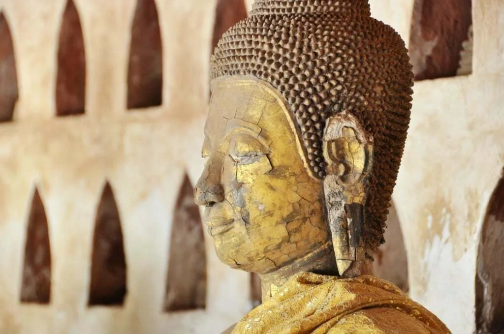 Buddha Statue Wat Sisaket Vientiane Laos