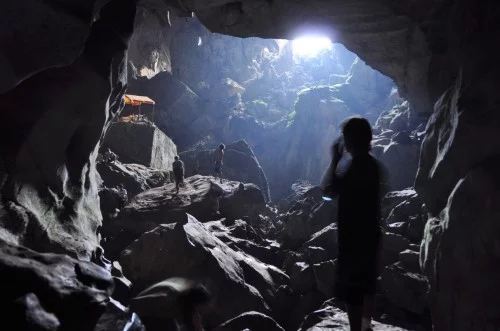 8-In the pukham cave Vang Vieng Laos