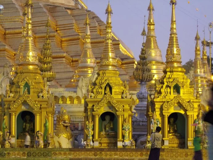 shwedagon pagoda Yangon 2008 - Myanmar