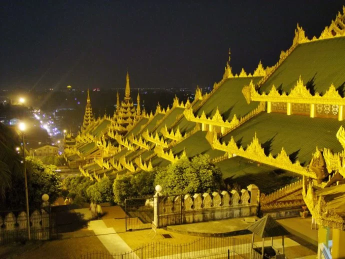 shwedagon pagoda Yangon 2008 - Myanmar