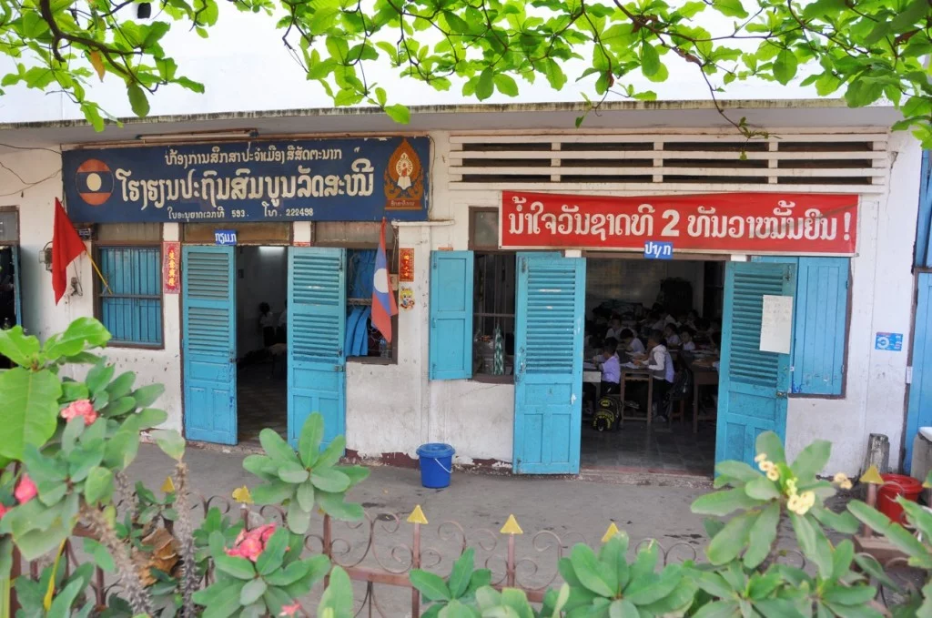School in Vientiane Laos