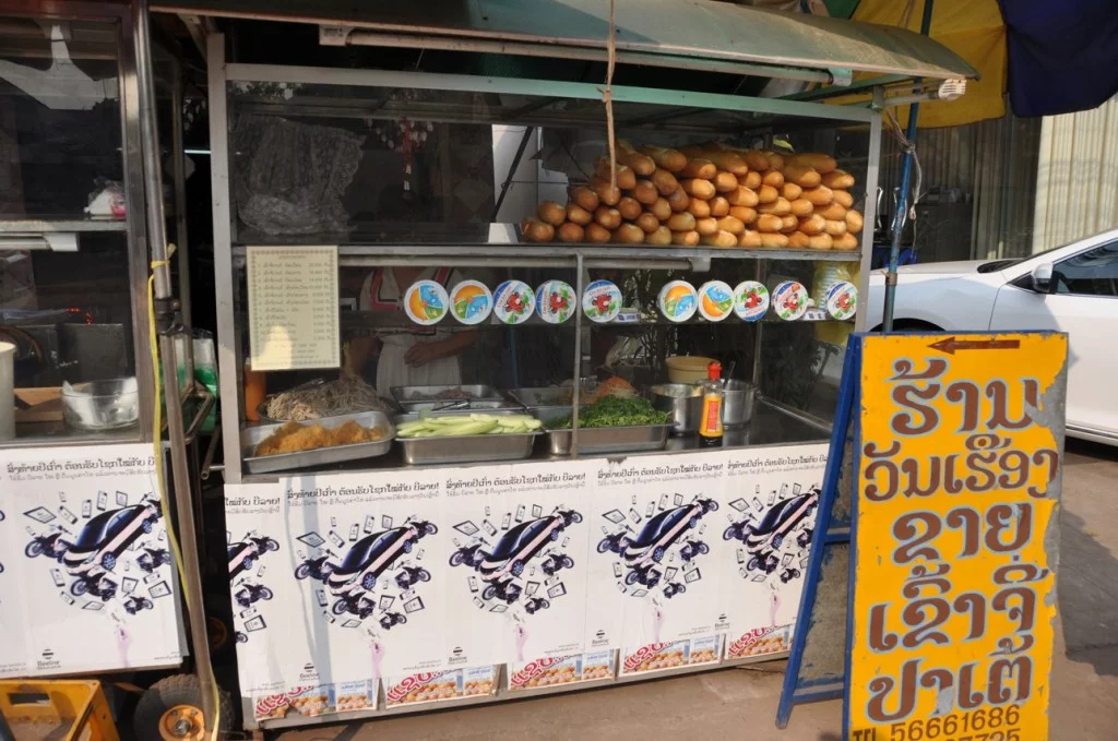 Sandwich street Vientiane Laos