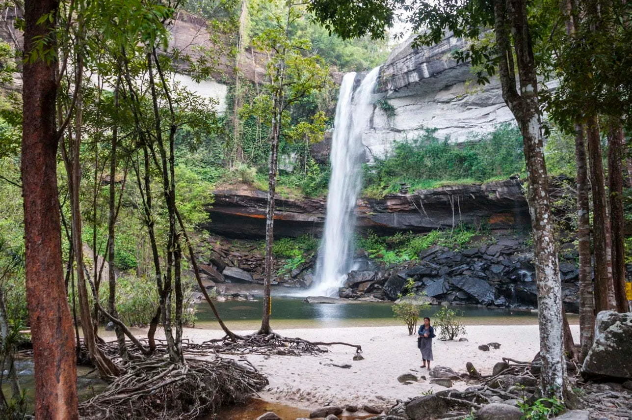 Huai Luang waterfall - Phu Chong Na Yoi National Park-Ubon Ratchathani