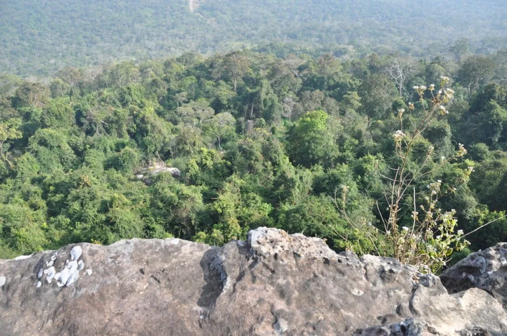 View of Cambodia from Khao Phra Wihan National Park