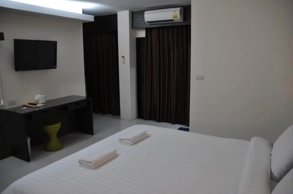 The room of our hotel in Ubon Ratchathani.