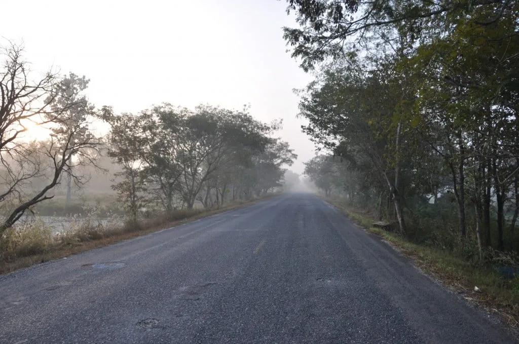 Route 2112-Khong Chiam-Sam-Phan-Bok-Ubon Ratchathani-Thailand