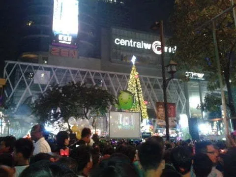new year central world bangkok