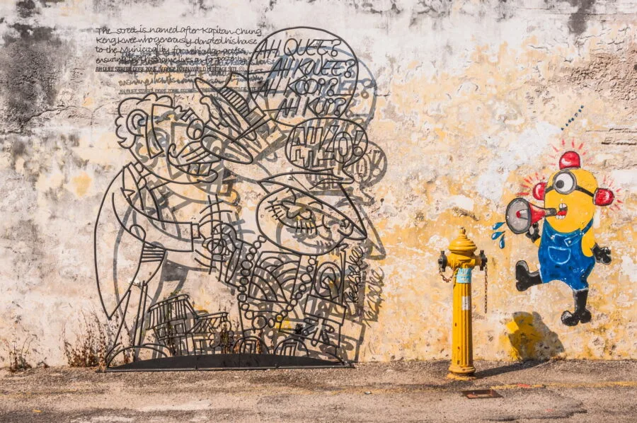 kapitan chung keng kwee reggie lee sculpture marking george town penang