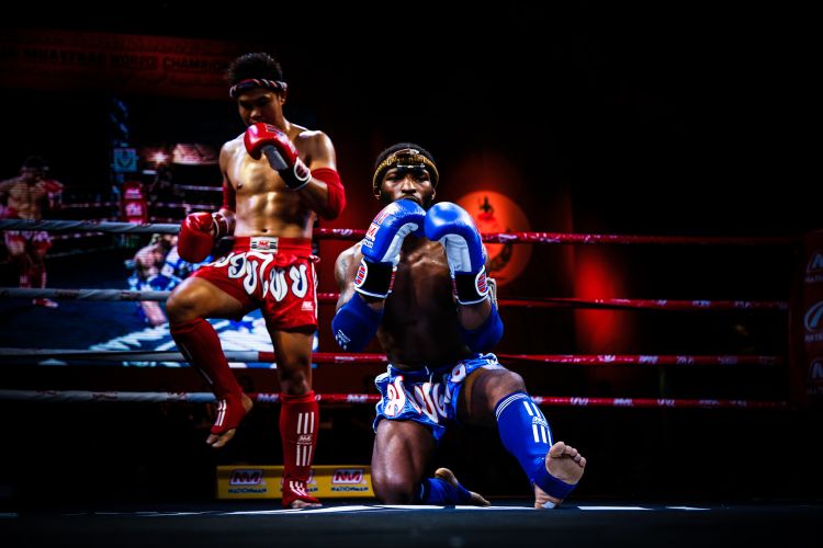 muay thai fight: us vs. burma