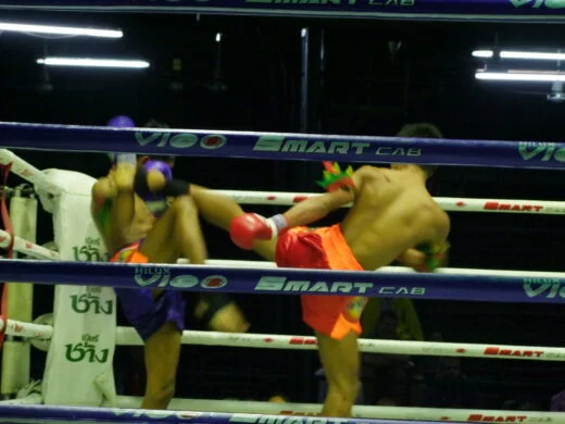 kick match thai boxing bangkok