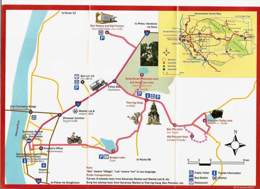 map-touristique-savannakhet-laos map touristique savannakhet laos