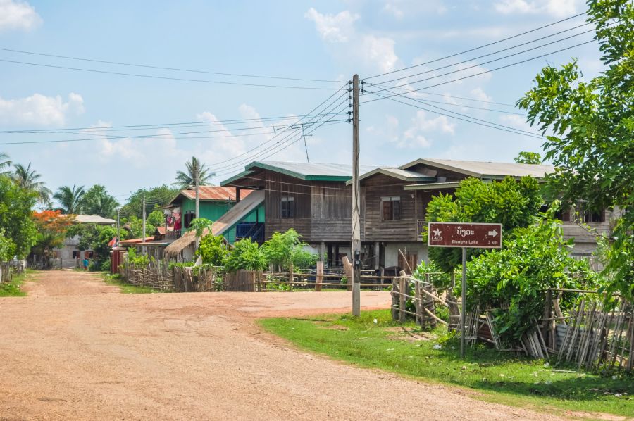 village proche de savannakhet laos