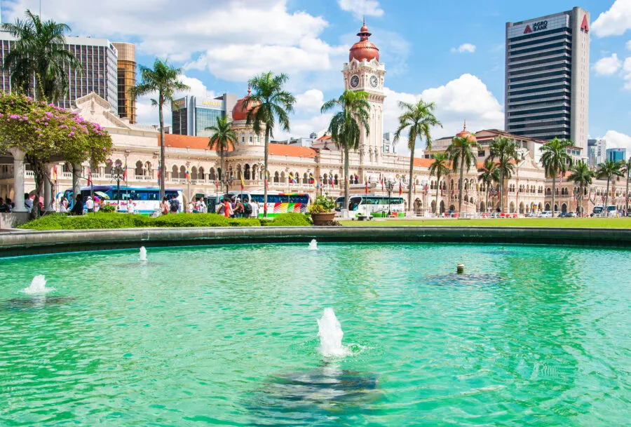 view of the sultan abdul samad building