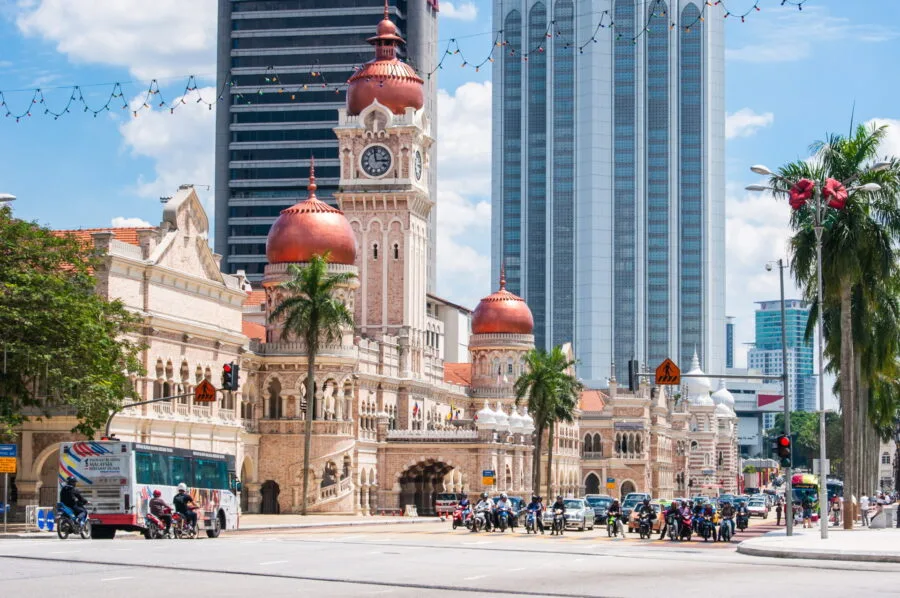 overview Sultan Abdul Samad Building kuala lumpur