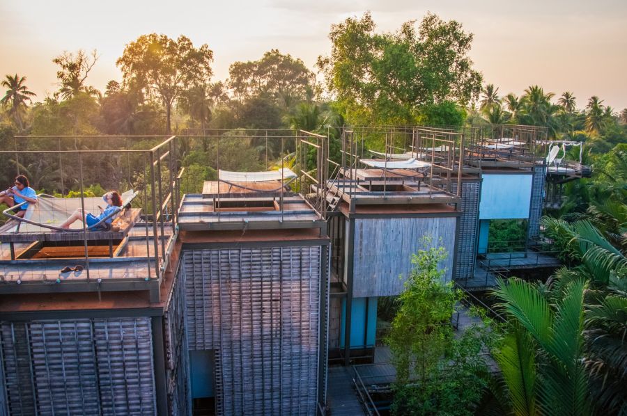 chambres au bangkok tree house bang kachao
