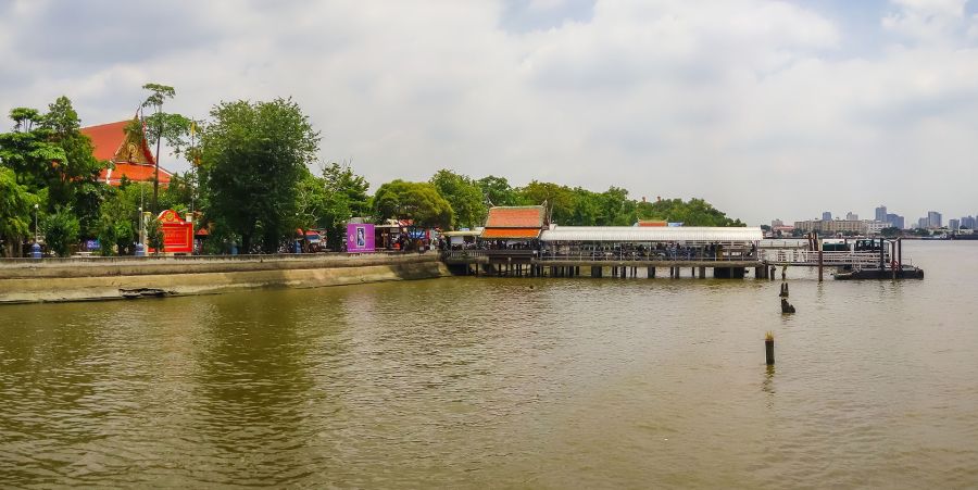 embarcadere principal au wat bang nam phueng nok bang kachao