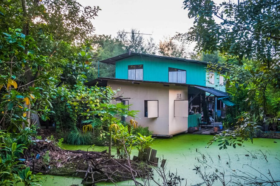maison entoure deau bang kachao