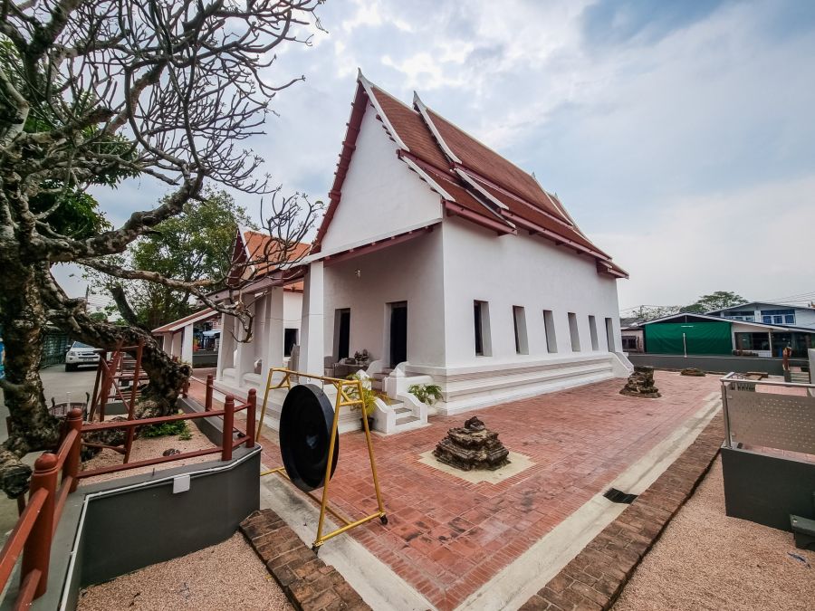old wat bang nam phueng nok après rénovation bang kachao