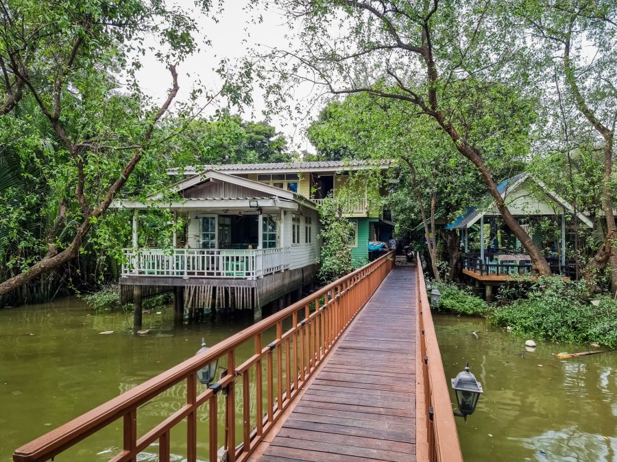 restaurant pob rak at bang nam phueng bang kachao