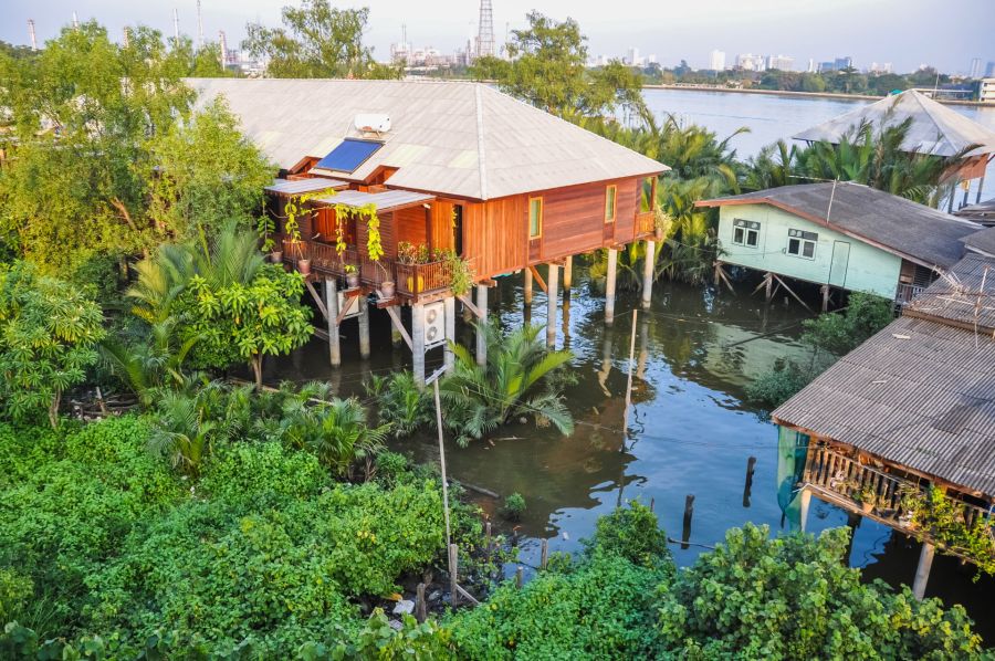 vue depuis bangkok tree house bang kachao