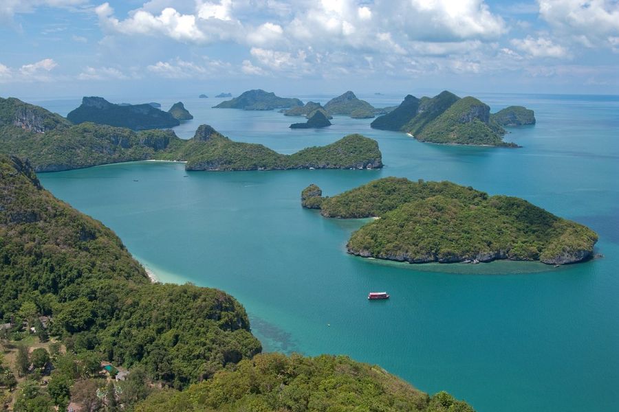 mu ko ang thong, islands in the sea, thailand