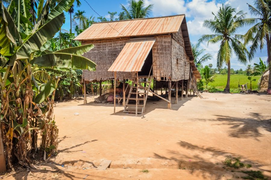 maison campagne proche de kampong phluk tonle sap