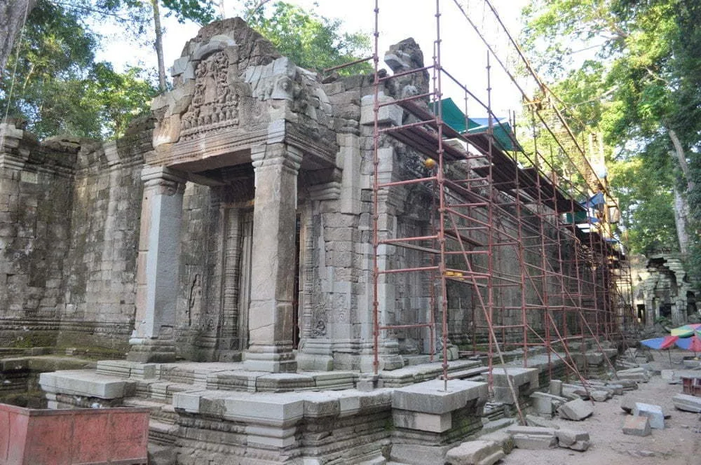 Ta Prohm renovation