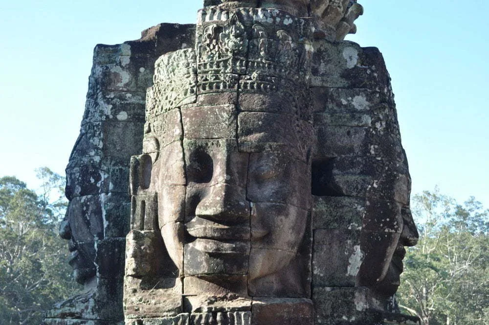 Bayon Temple Faces