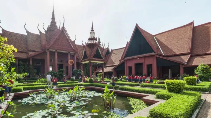 Inner courtyard of the National Museum Phnom Penh