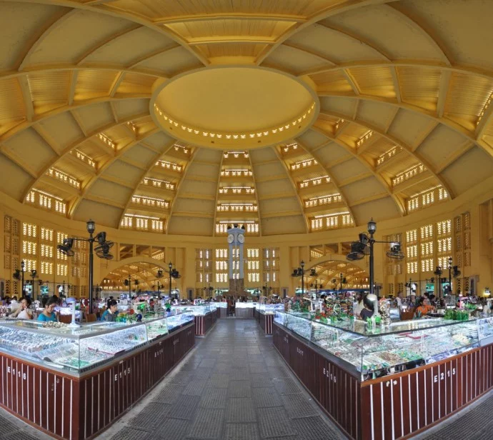 dome central market phnom penh
