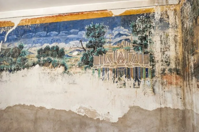 Fresco at the Royal Palace Phnom Penh