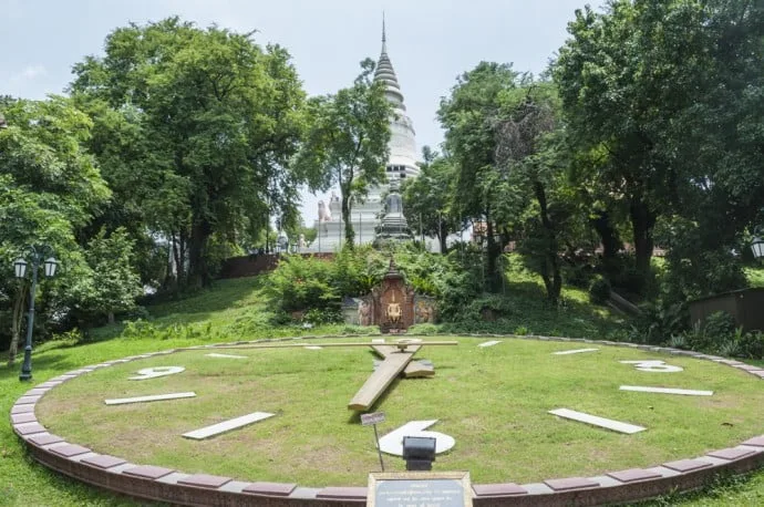 Wat Phnom Clock