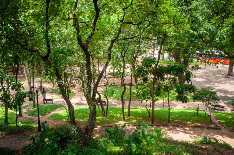 Park surrounding Wat Phnom