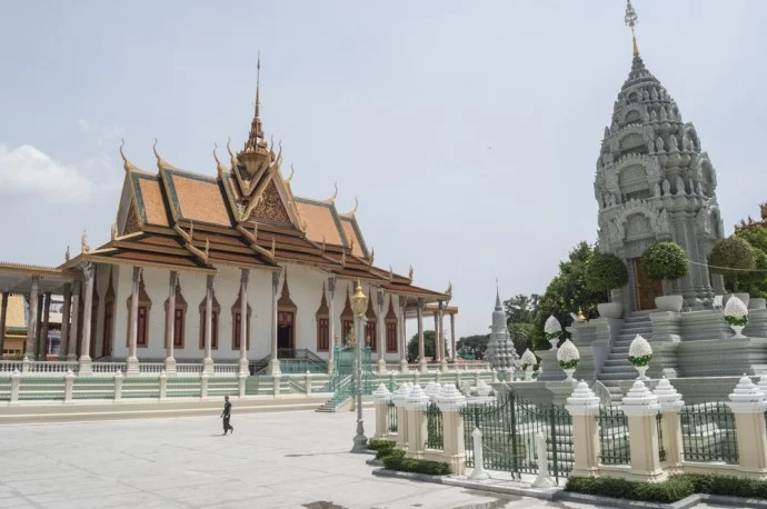 Silver Pagoda at the Royal Palace Phnom Penh