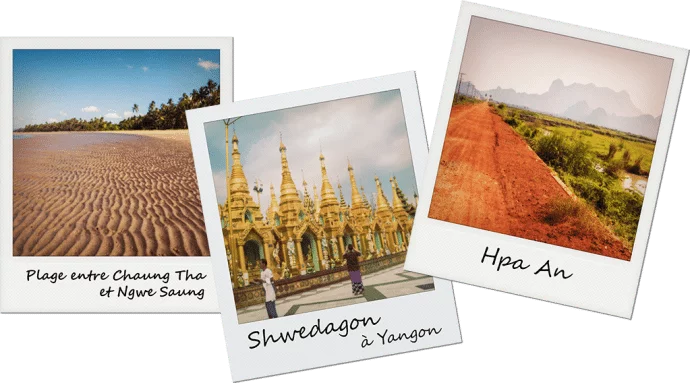 Chaung Tha - Yangon - Hpa An - Burma