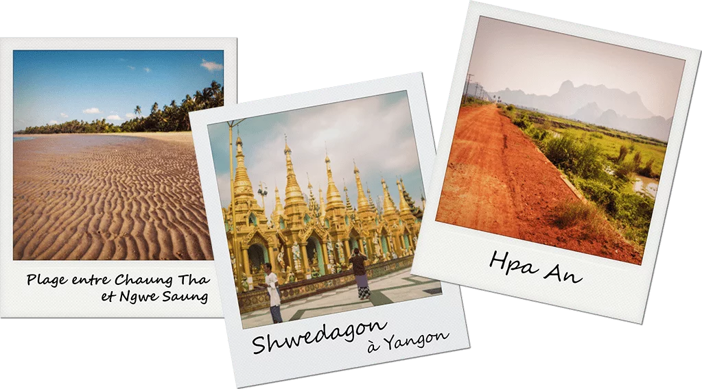 Chaung Tha - Yangon - Hpa An - Burma