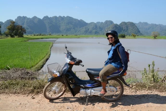 by motorbike to hpa an