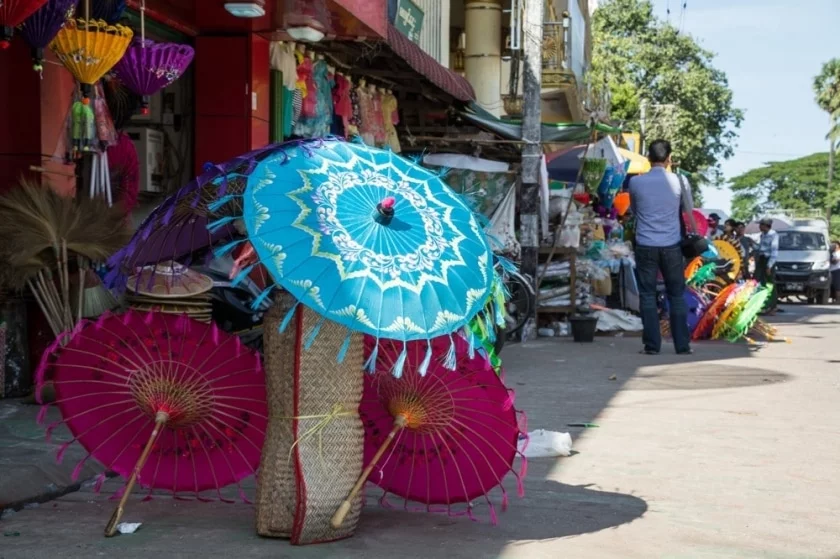 pathein burma umbrellas